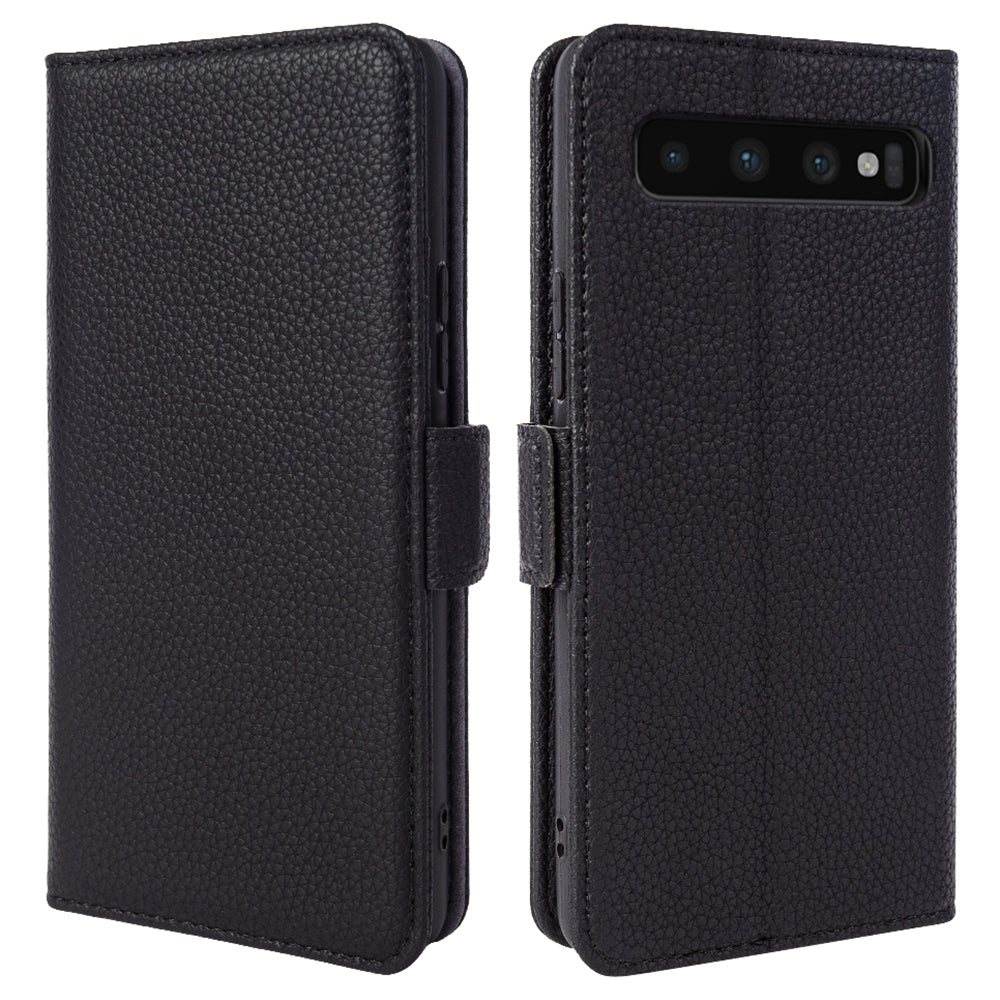 For Samsung Galaxy S10 Plus Anti-scratch Litchi Texture Genuine Cow Leather TPU Phone Wallet Stand Case For Samsung Galaxy S10 Plus Anti-scratch Litchi Texture Genuine Cow Leather TPU Phone Wallet Stand Case